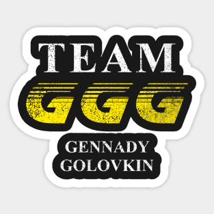 Team GGG Vintage Sticker